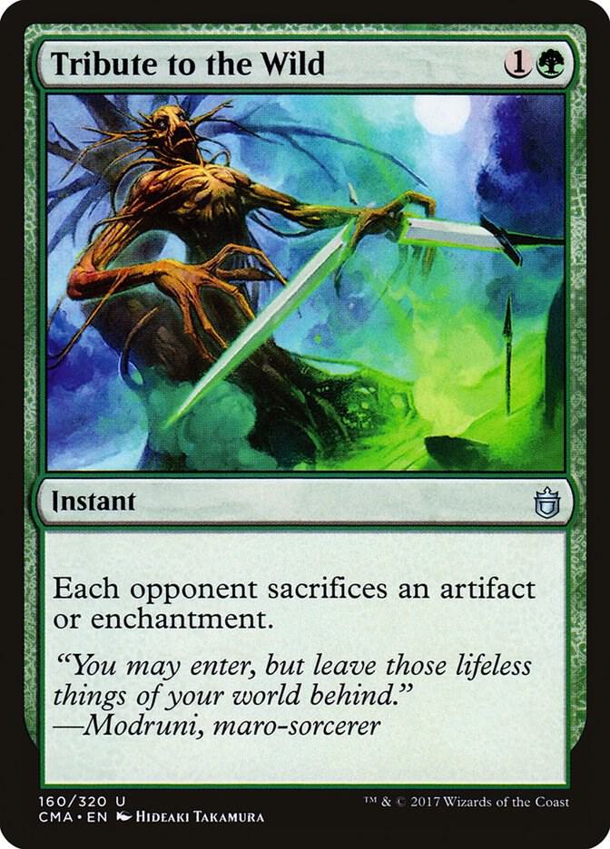 Tribute to the Wild 160 card from Commander Anthology