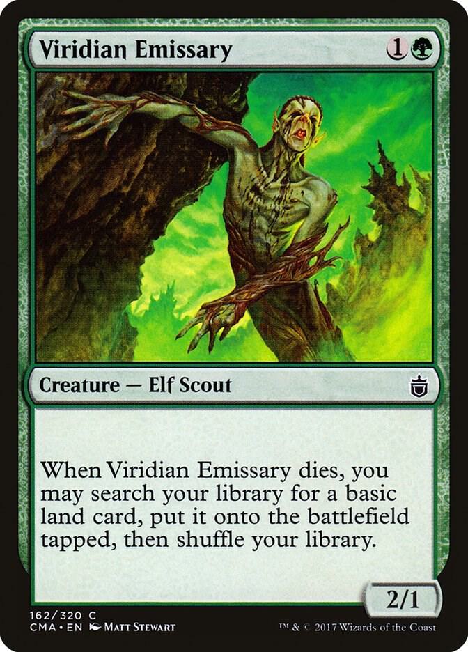 Viridian Emissary 162 card from Commander Anthology