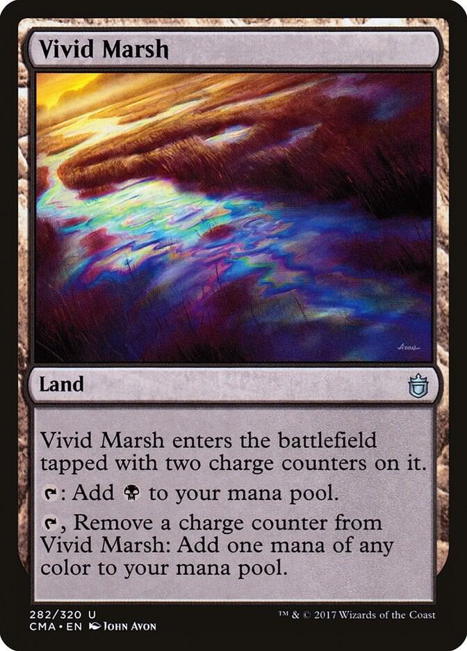 Vivid Marsh 282 card from Commander Anthology
