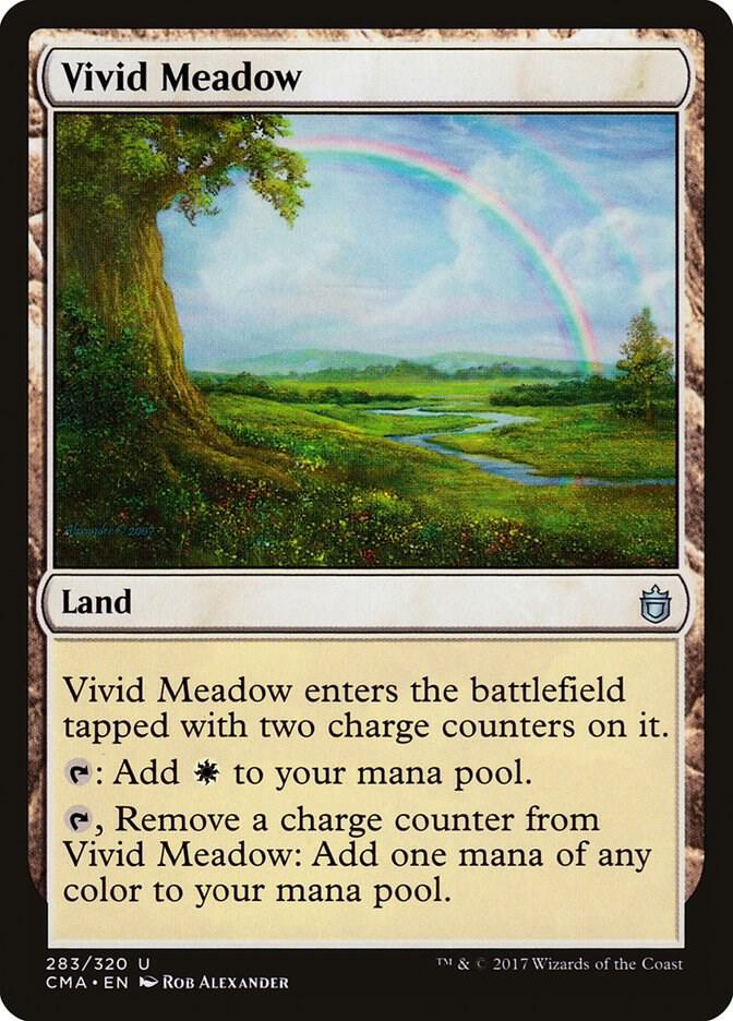 Vivid Meadow 283 card from Commander Anthology