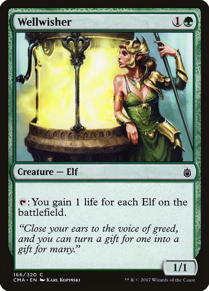 Wellwisher 166 card from Commander Anthology