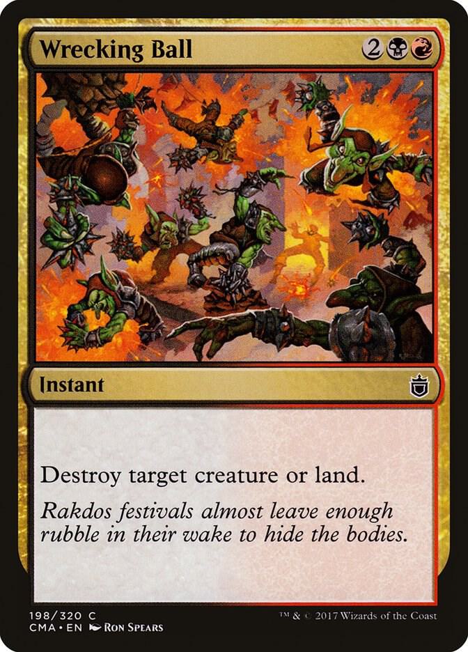 Wrecking Ball 198 card from Commander Anthology