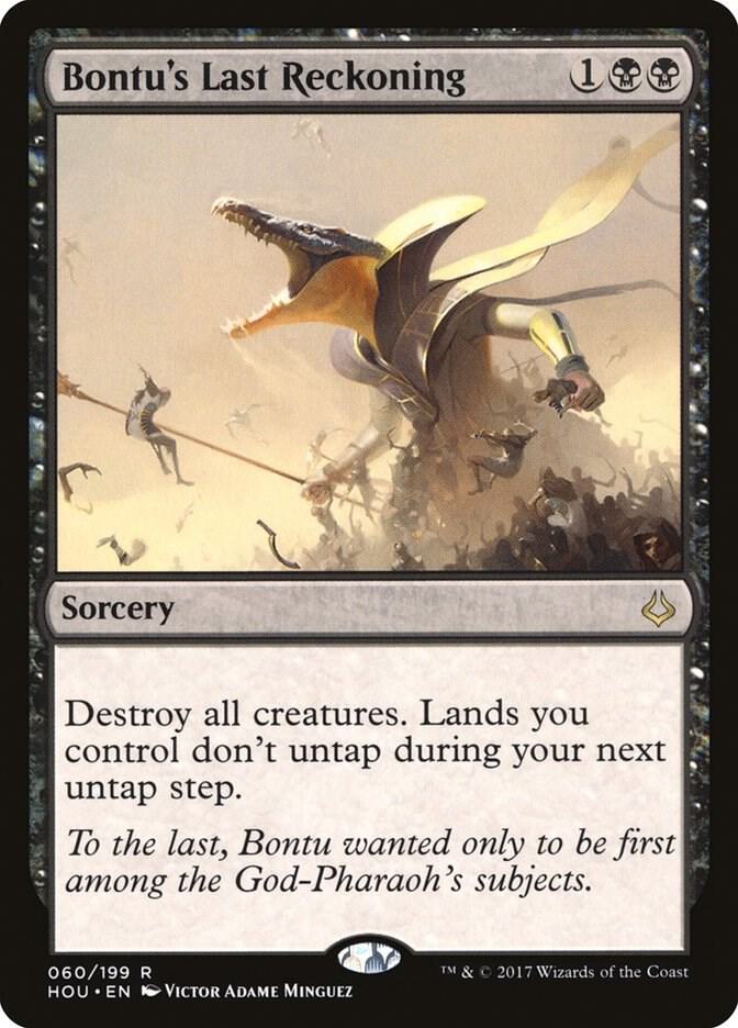 Bontu's Last Reckoning 60 card from Hour of Devastation