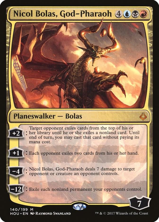 Nicol Bolas, God-Pharaoh 140 card from Hour of Devastation