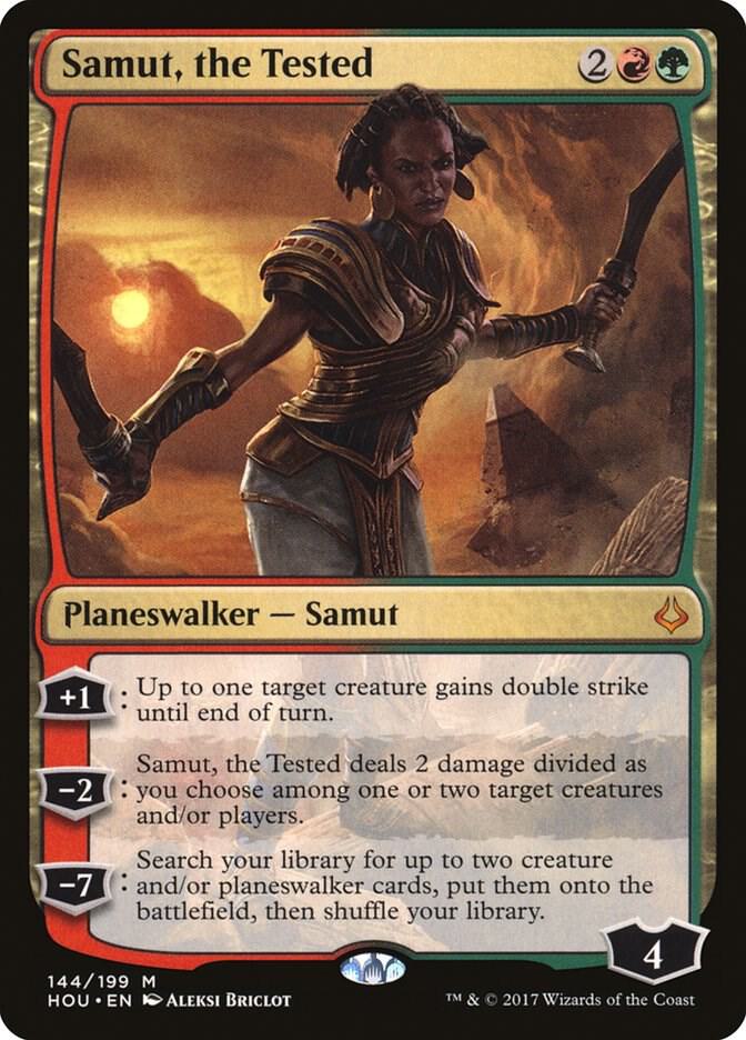 Samut, the Tested 144 card from Hour of Devastation