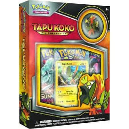 Tapu Koko Pin Collection card from SM - Guardians Rising