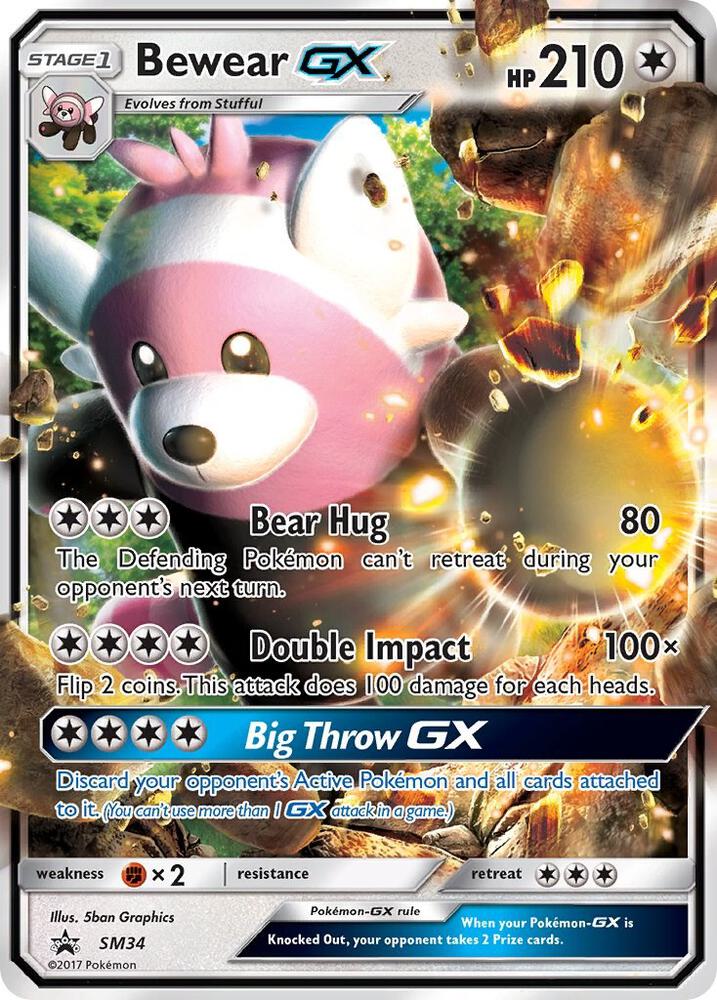 Bewear GX SM34 card from SM Promos