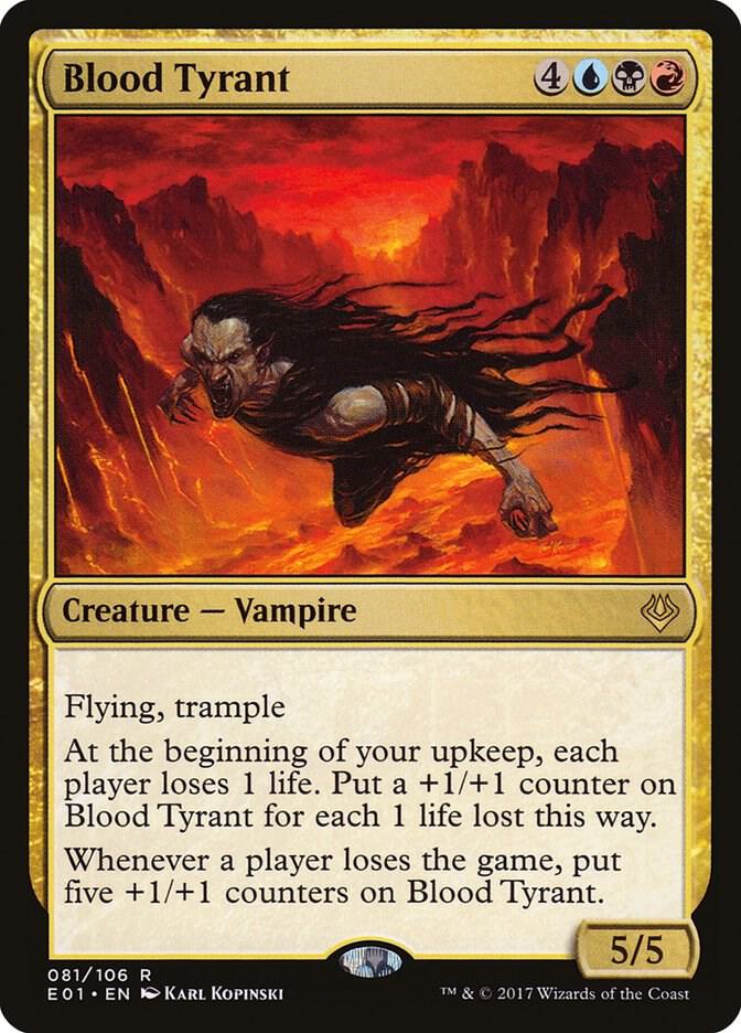 Blood Tyrant 81 card from Archenemy: Nicol Bolas
