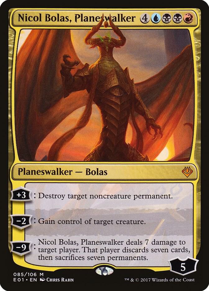 Nicol Bolas, Planeswalker 85 card from Archenemy: Nicol Bolas