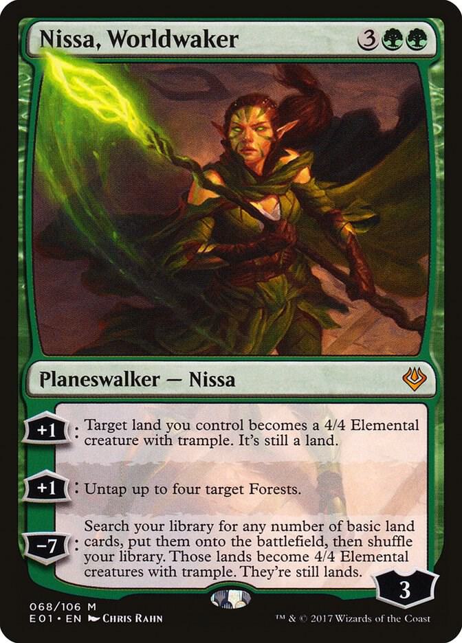 Nissa, Worldwaker 68 card from Archenemy: Nicol Bolas