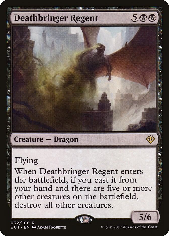 Deathbringer Regent 32 card from Archenemy: Nicol Bolas