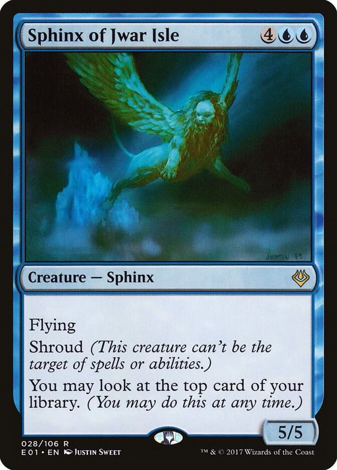 Sphinx of Jwar Isle 28 card from Archenemy: Nicol Bolas