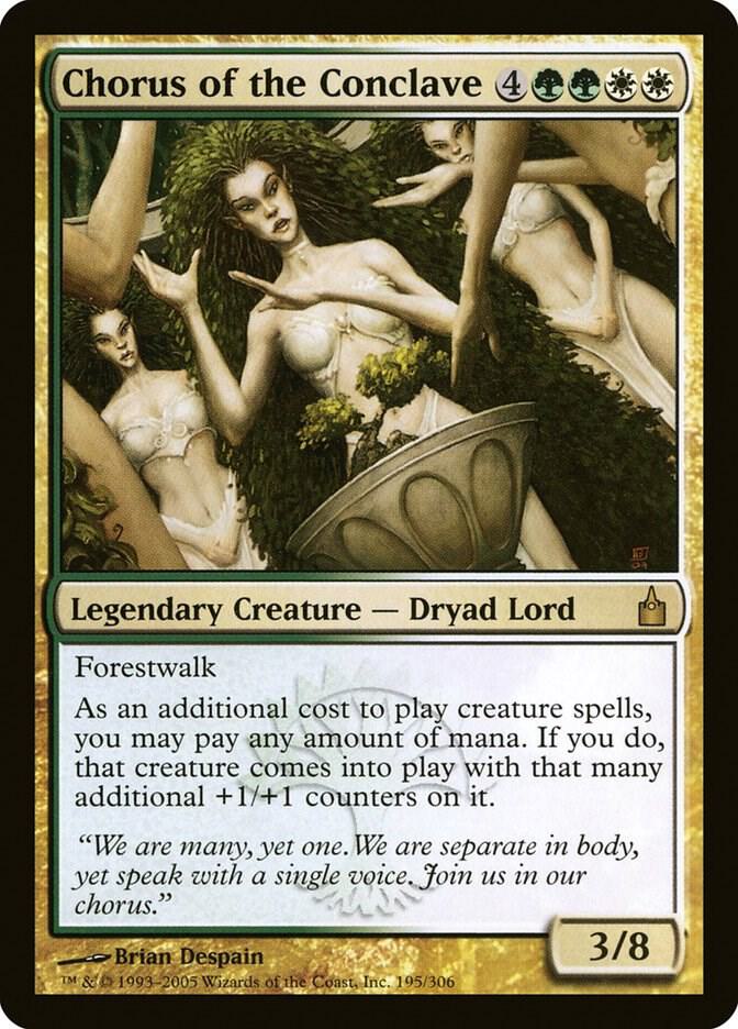 Chorus of the Conclave 195 card from Ravnica: City of Guilds