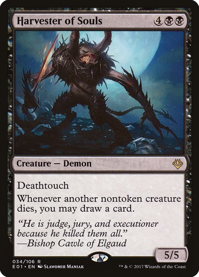 Harvester of Souls 34 card from Archenemy: Nicol Bolas