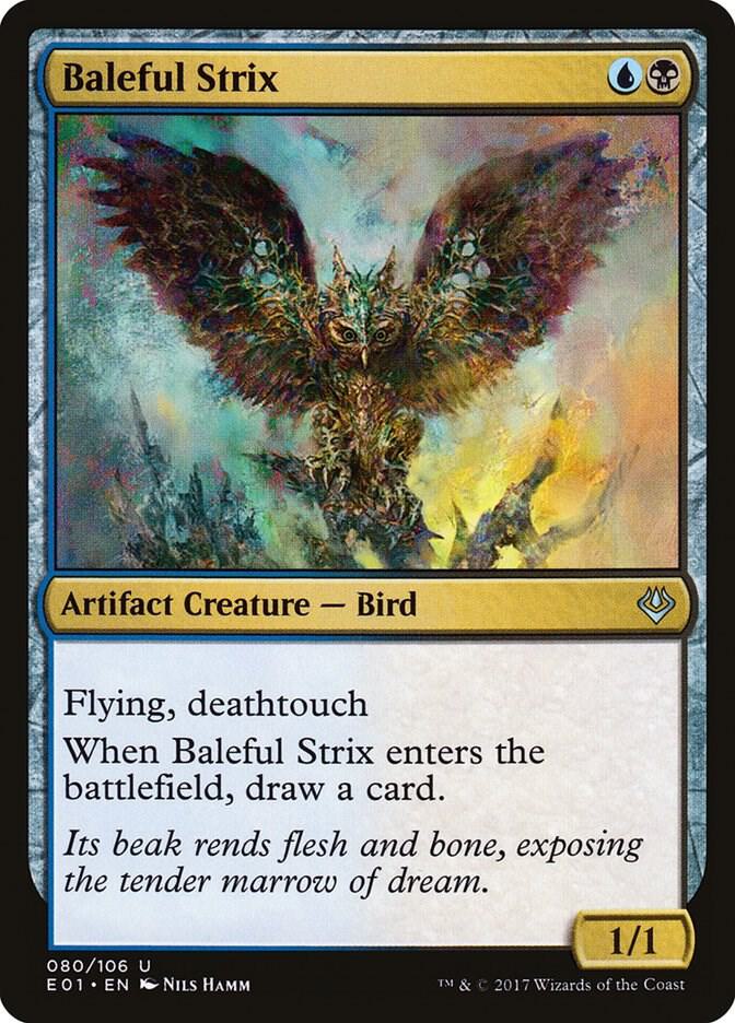 Baleful Strix 80 card from Archenemy: Nicol Bolas