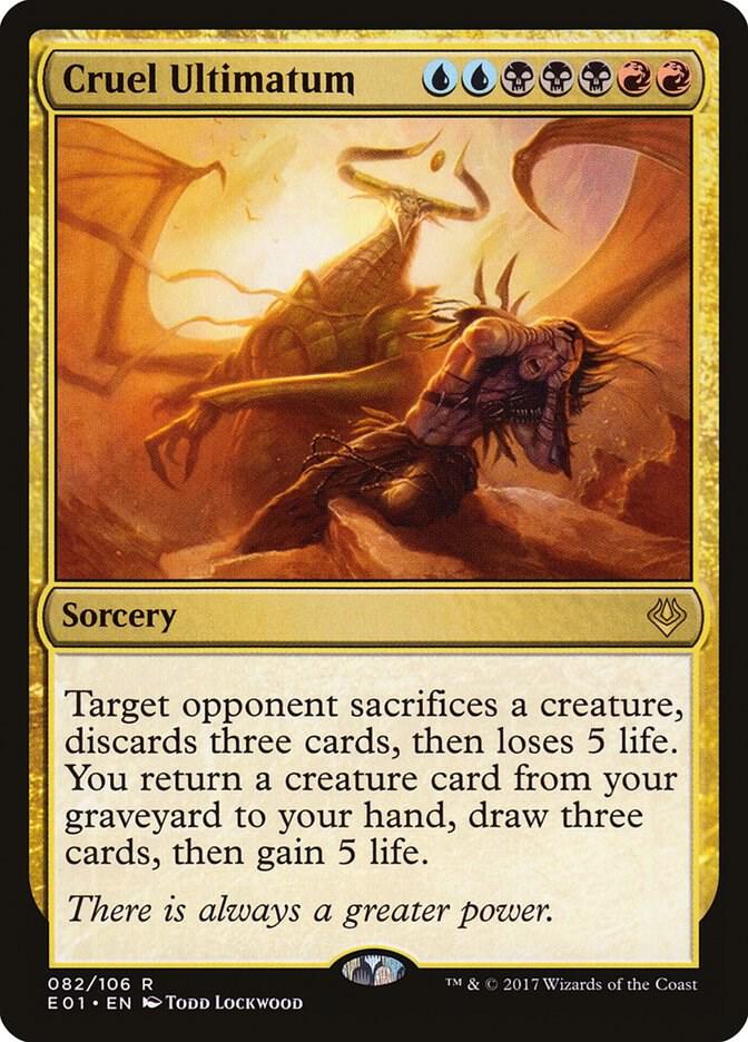 Cruel Ultimatum 82 card from Archenemy: Nicol Bolas