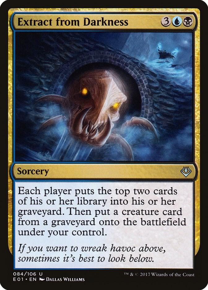 Extract from Darkness 84 card from Archenemy: Nicol Bolas
