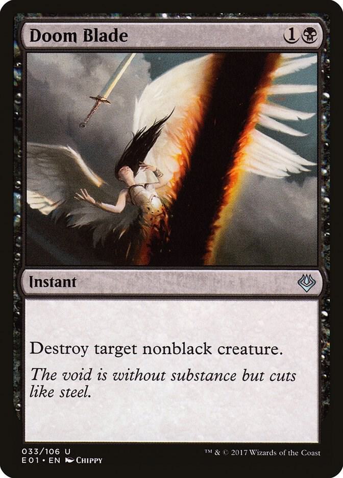 Doom Blade 33 card from Archenemy: Nicol Bolas