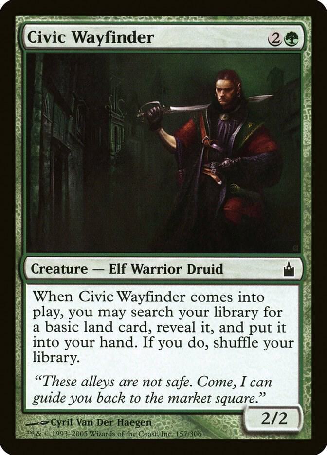 Civic Wayfinder 157 card from Ravnica: City of Guilds