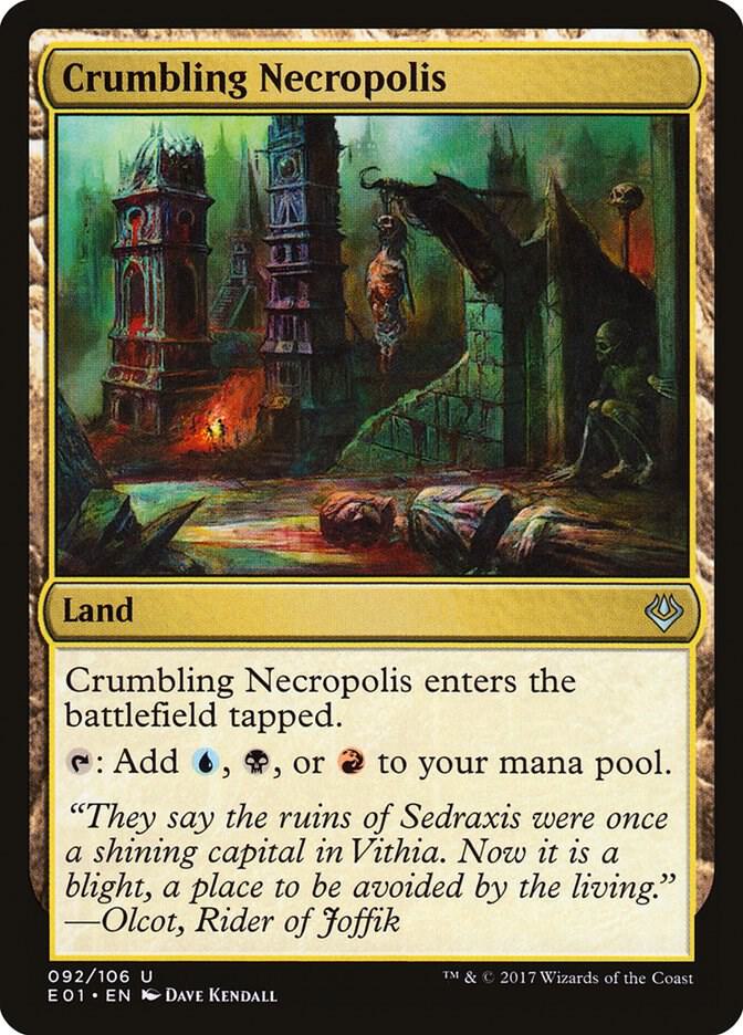 Crumbling Necropolis 92 card from Archenemy: Nicol Bolas
