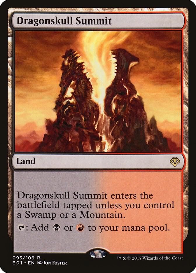 Dragonskull Summit 93 card from Archenemy: Nicol Bolas