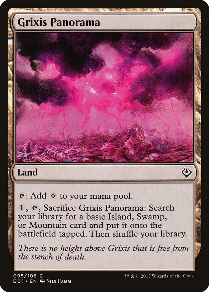 Grixis Panorama 95 card from Archenemy: Nicol Bolas