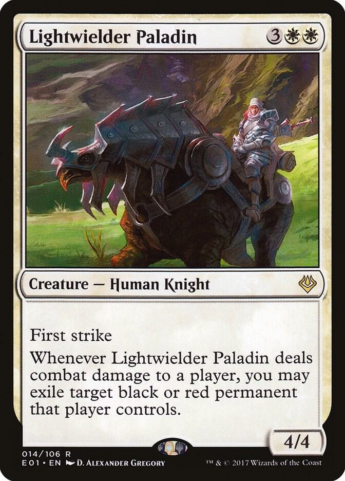 Lightwielder Paladin 14 card from Archenemy: Nicol Bolas