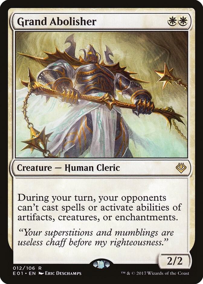 Grand Abolisher 12 card from Archenemy: Nicol Bolas