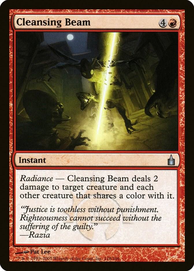 Cleansing Beam 118 card from Ravnica: City of Guilds