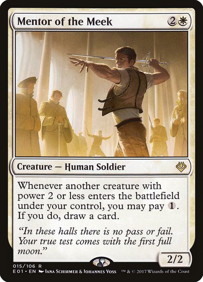 Mentor of the Meek 15 card from Archenemy: Nicol Bolas