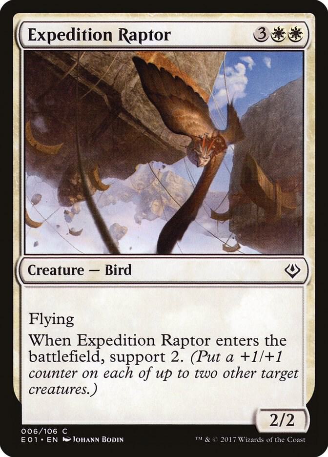 Expedition Raptor 6 card from Archenemy: Nicol Bolas
