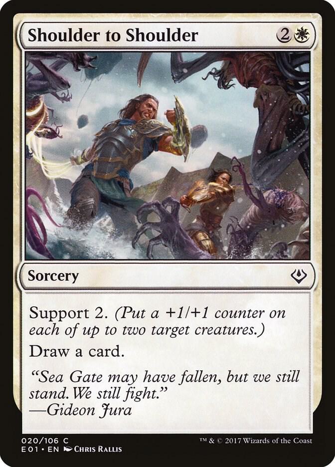 Shoulder to Shoulder 20 card from Archenemy: Nicol Bolas