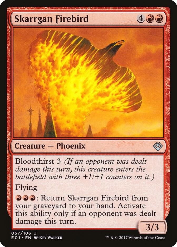 Skarrgan Firebird 57 card from Archenemy: Nicol Bolas