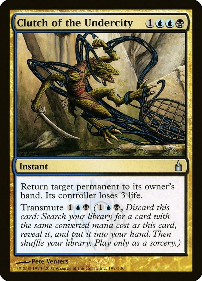 Clutch of the Undercity 197 card from Ravnica: City of Guilds