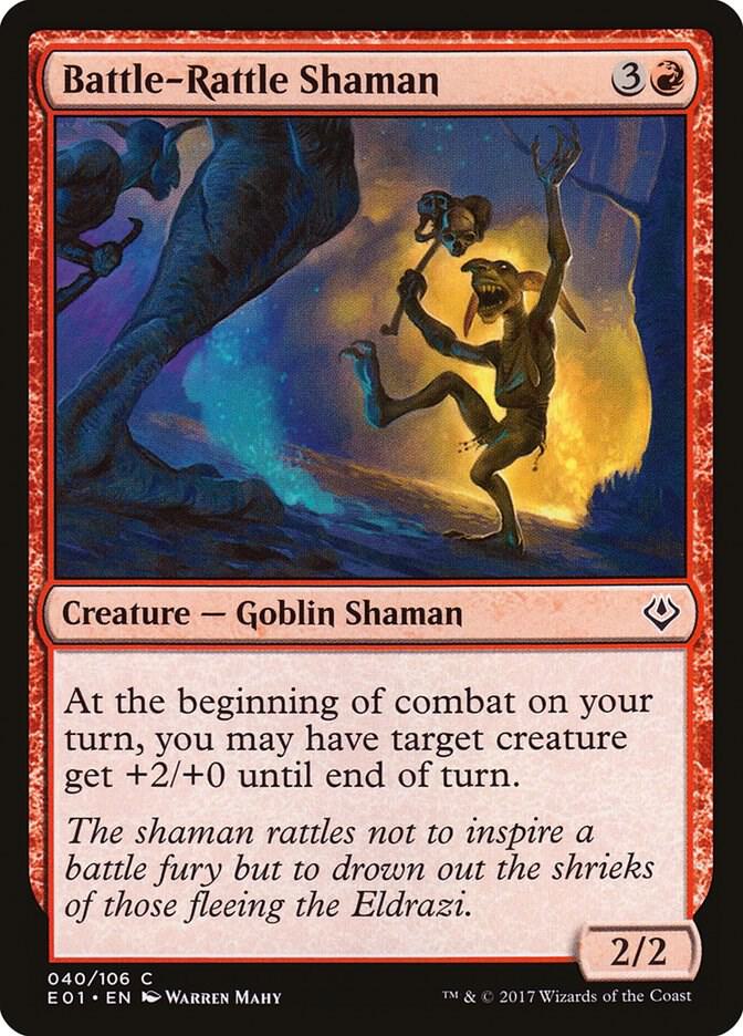 Battle-Rattle Shaman 40 card from Archenemy: Nicol Bolas
