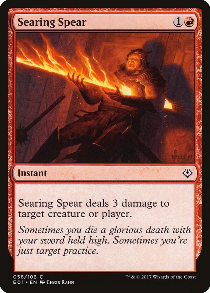 Searing Spear 56 card from Archenemy: Nicol Bolas