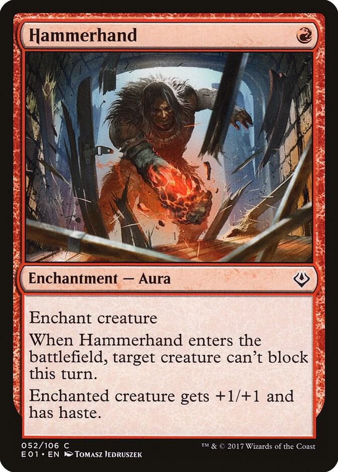 Hammerhand 52 card from Archenemy: Nicol Bolas