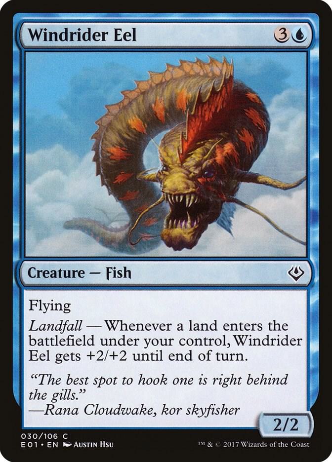 Windrider Eel 30 card from Archenemy: Nicol Bolas