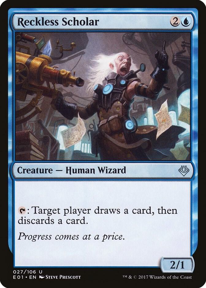 Reckless Scholar 27 card from Archenemy: Nicol Bolas