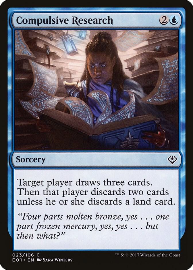 Compulsive Research 23 card from Archenemy: Nicol Bolas