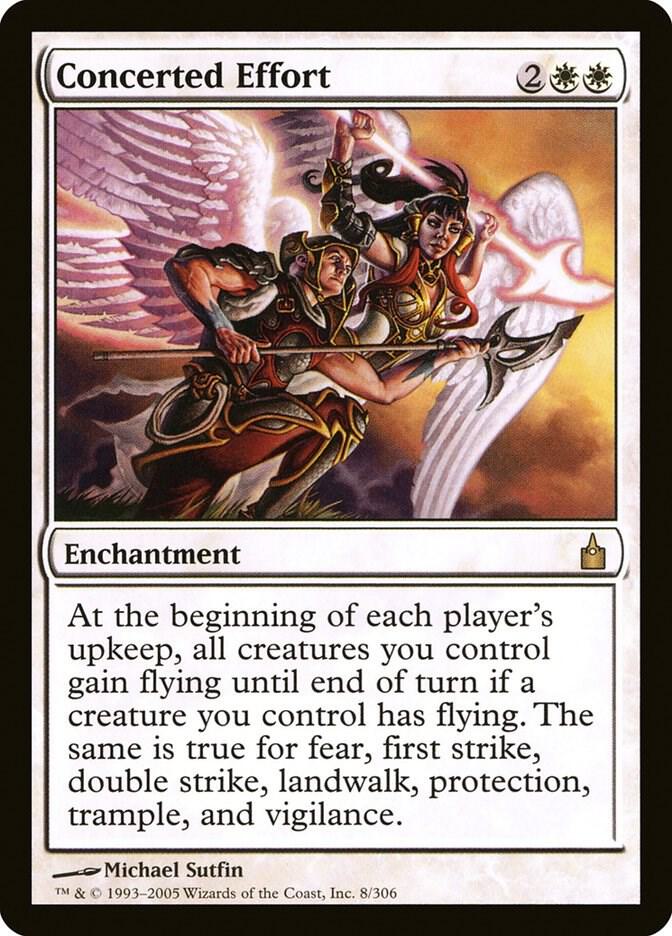 Concerted Effort 8 card from Ravnica: City of Guilds