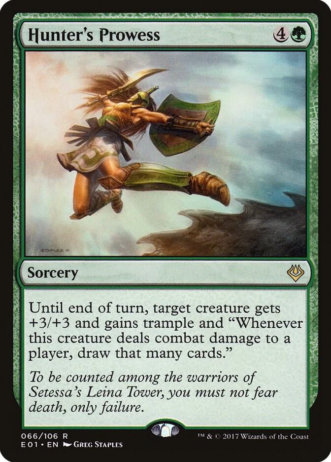 Hunter's Prowess 66 card from Archenemy: Nicol Bolas