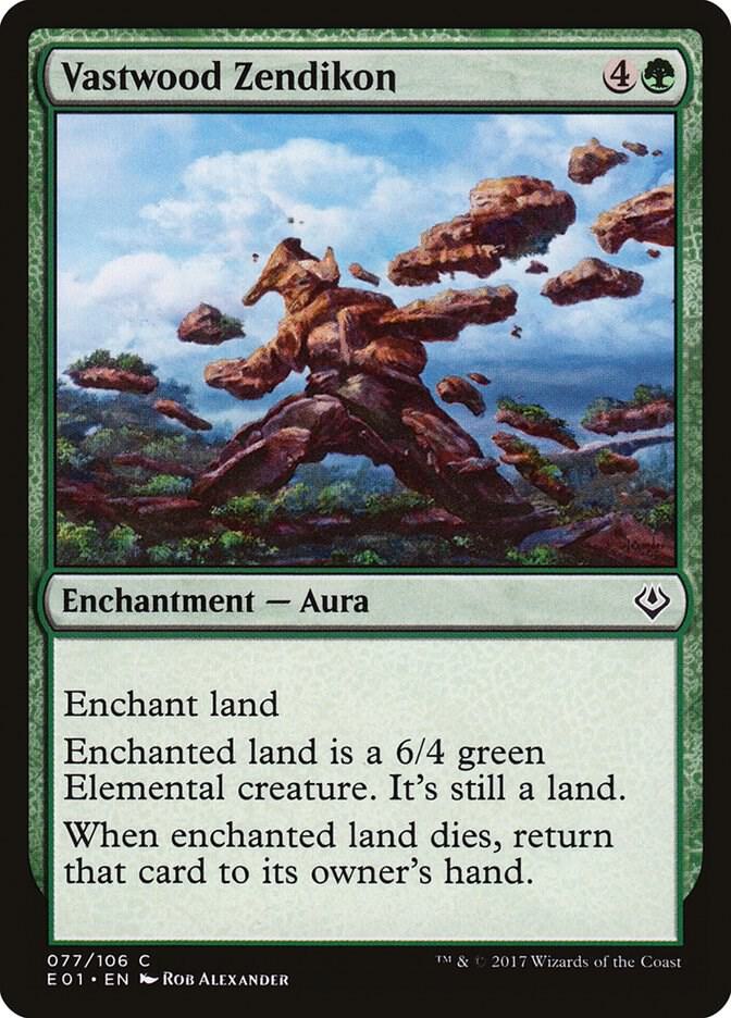 Vastwood Zendikon 77 card from Archenemy: Nicol Bolas