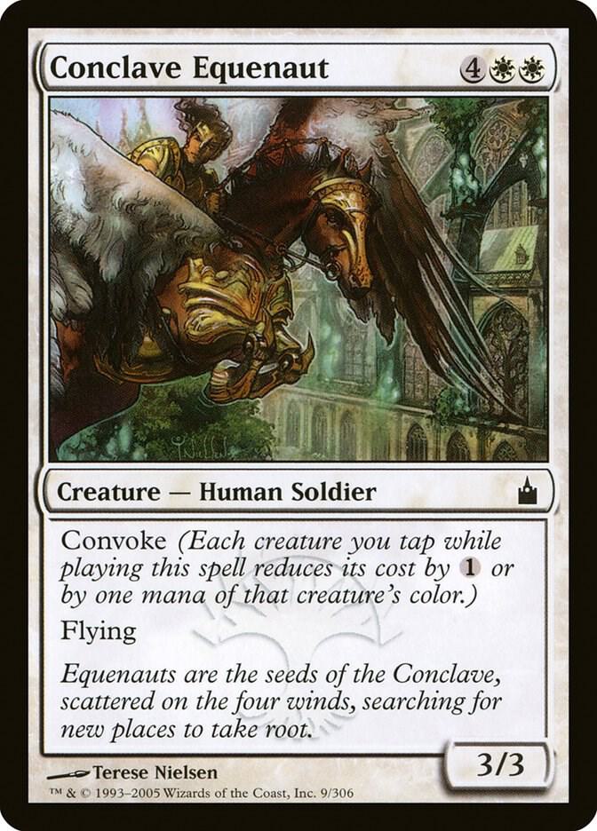 Conclave Equenaut 9 card from Ravnica: City of Guilds