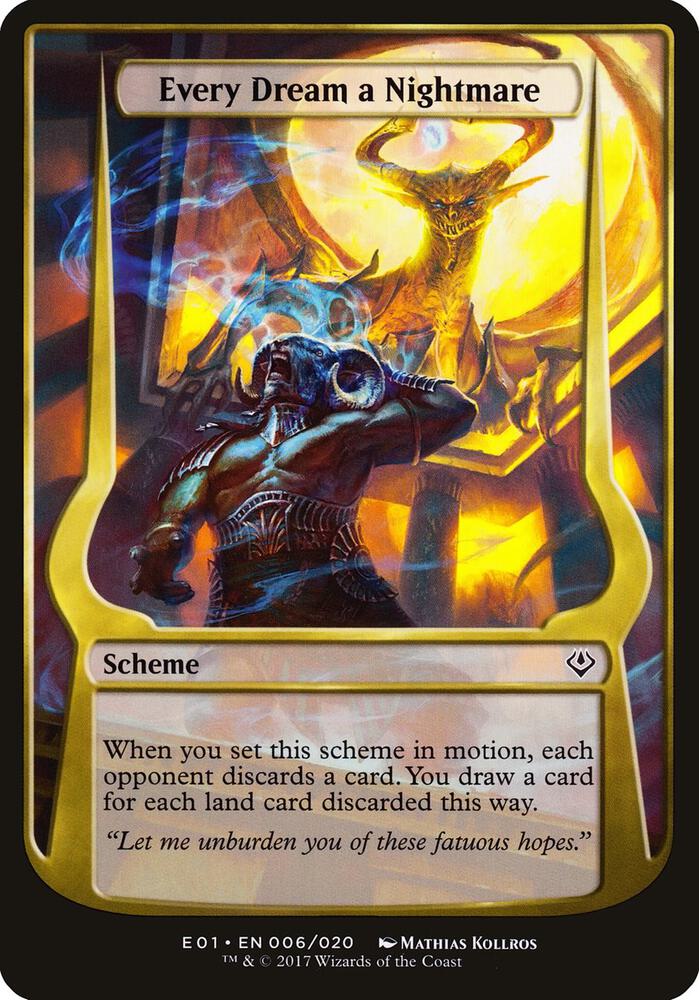 Every Dream a Nightmare (Archenemy: Nicol Bolas) 6 card from Oversize Cards