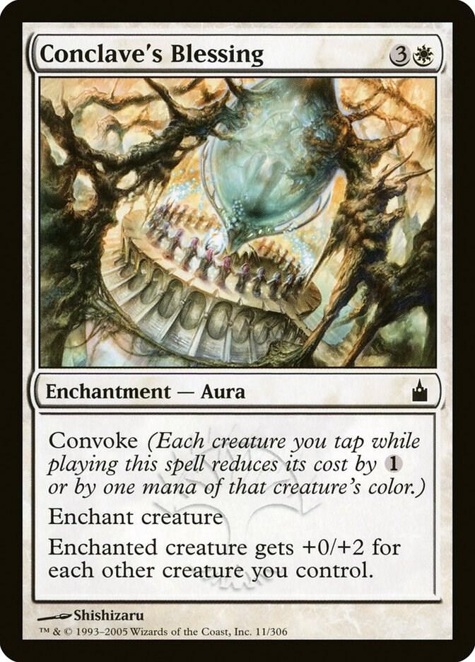 Conclave's Blessing 11 card from Ravnica: City of Guilds