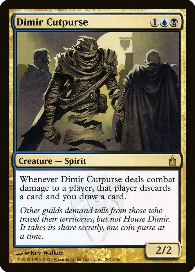 Dimir Cutpurse 201 card from Ravnica: City of Guilds