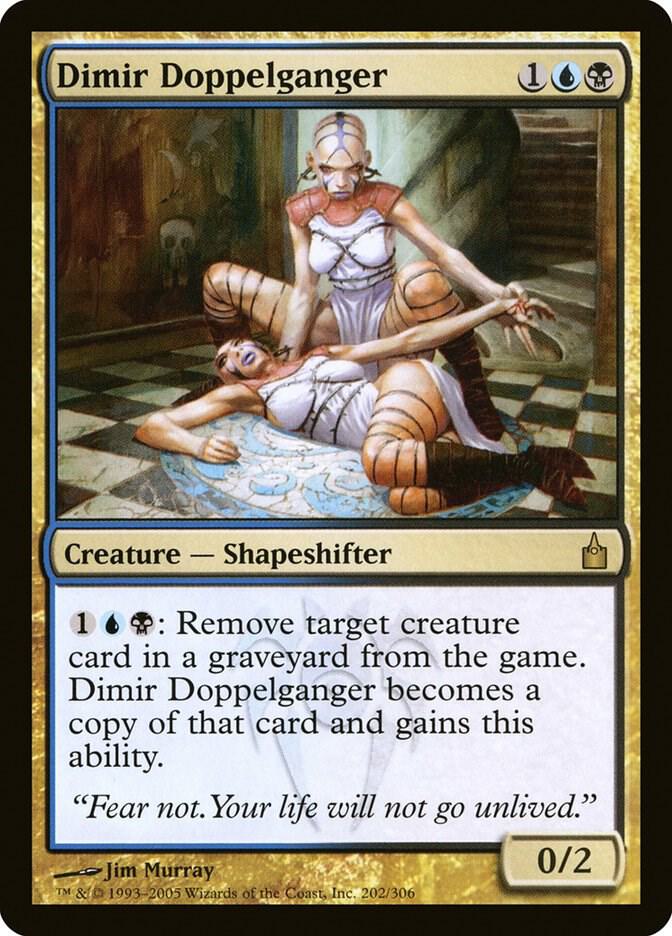 Dimir Doppelganger 202 card from Ravnica: City of Guilds