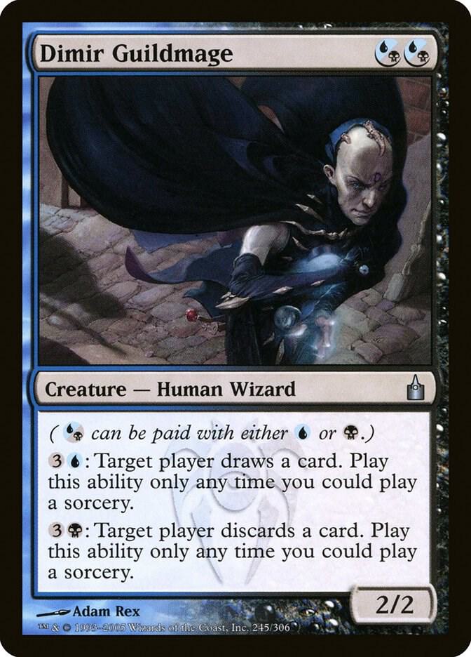 Dimir Guildmage 245 card from Ravnica: City of Guilds