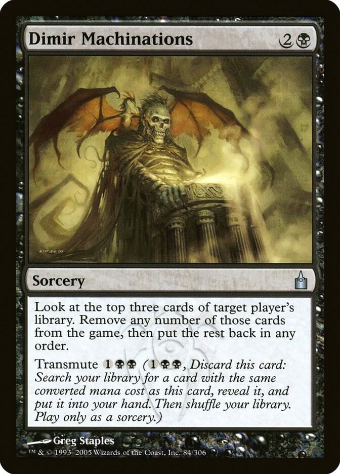 Dimir Machinations 84 card from Ravnica: City of Guilds